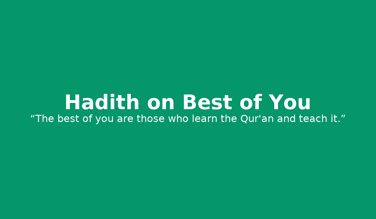 Hadith 2